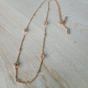 Kendra Scott Presleigh Adjustable Necklace in Rose Gold